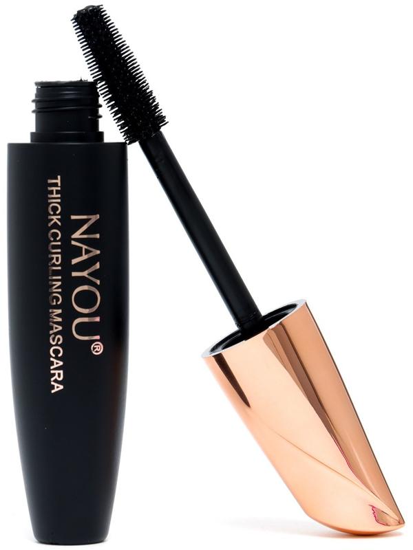 Тушь для ресниц NAYOU, цвет черный, 10 мл