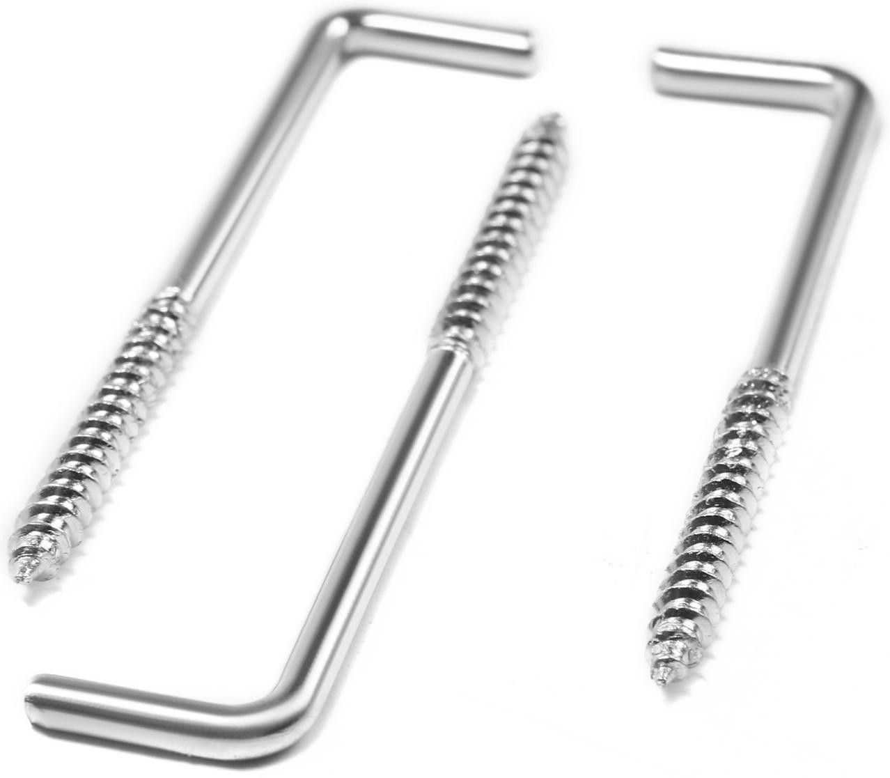 Шуруп-костыль ТУНДРА, белый цинк, 4x70 мм, 3 шт