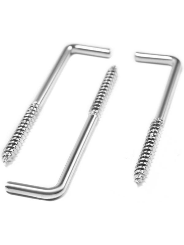 Шуруп-костыль ТУНДРА, белый цинк, 4x70 мм, 3 шт