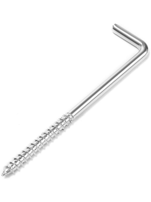 Шуруп-костыль ТУНДРА, белый цинк, 4x70 мм, 3 шт