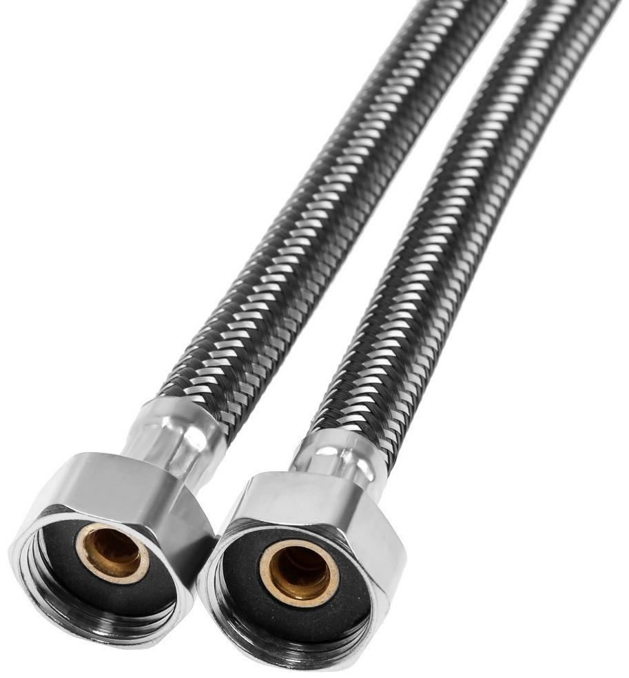 Подводка гибкая для смесителя ZEIN, фибро-нейлон, 1/2