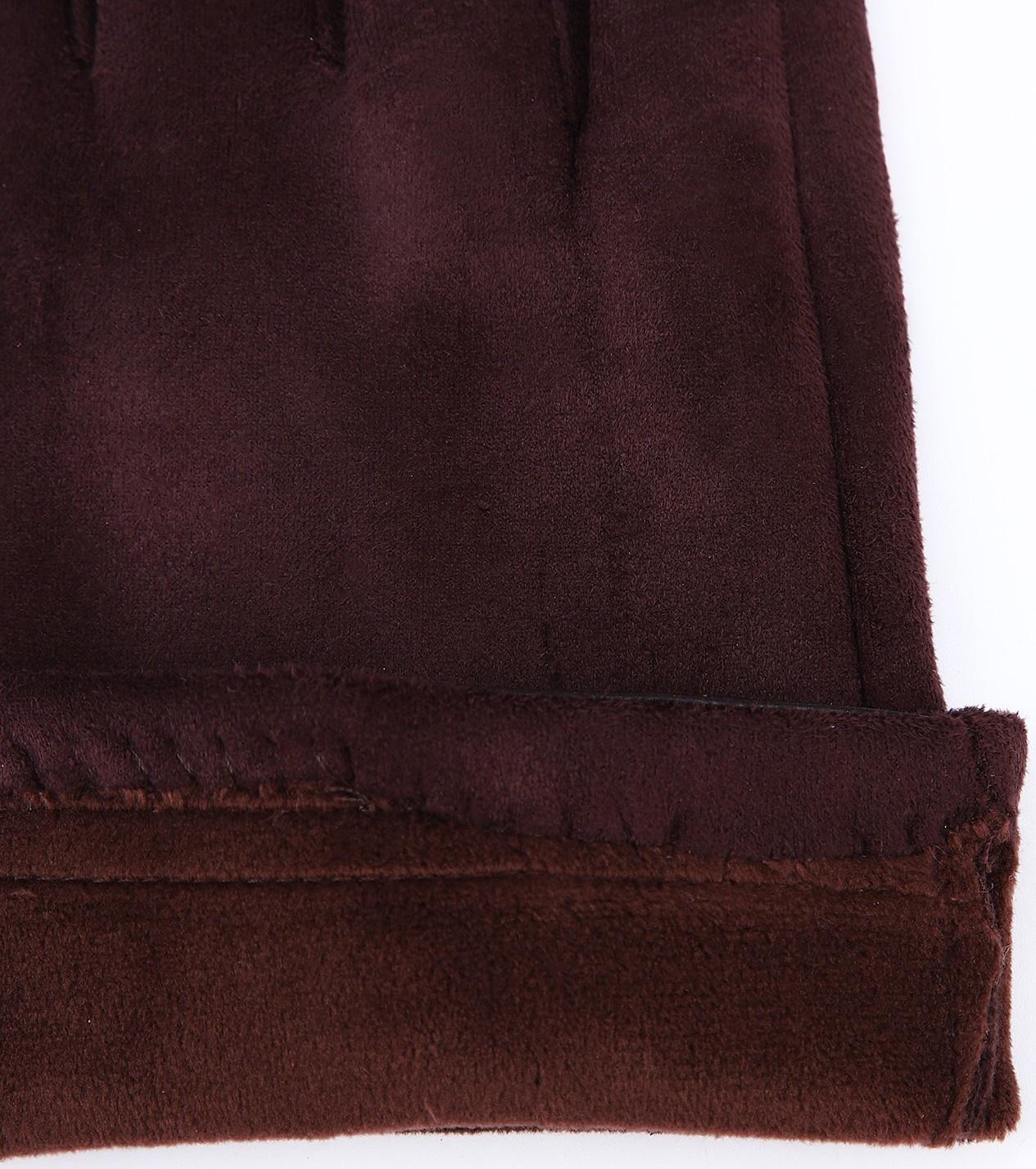 Перчатки мужские, безразмерные, без утеплителя, цвет коричневый