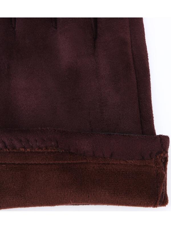 Перчатки мужские, безразмерные, без утеплителя, цвет коричневый