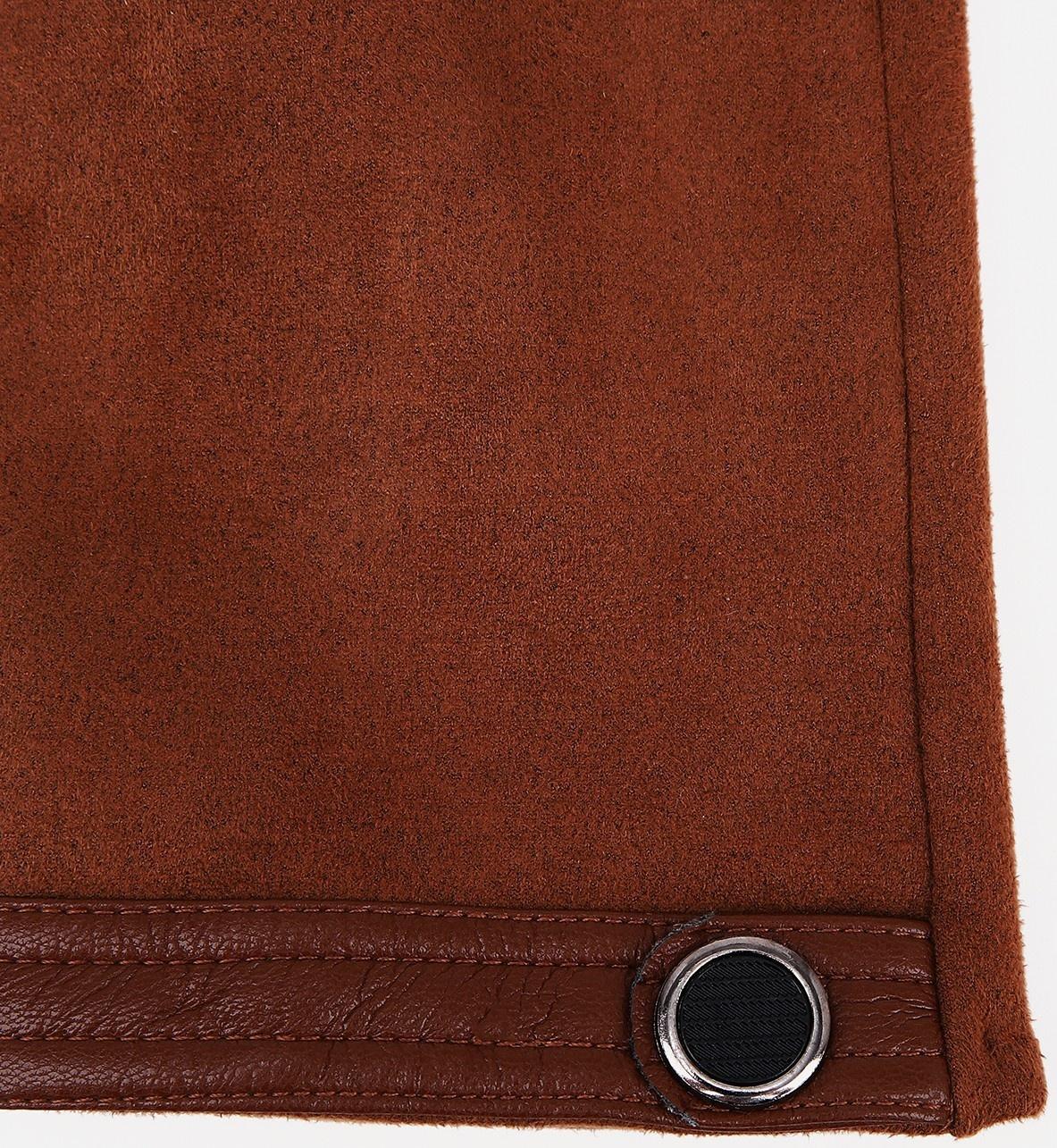 Перчатки мужские, безразмерные, без утеплителя, цвет светло-коричневый