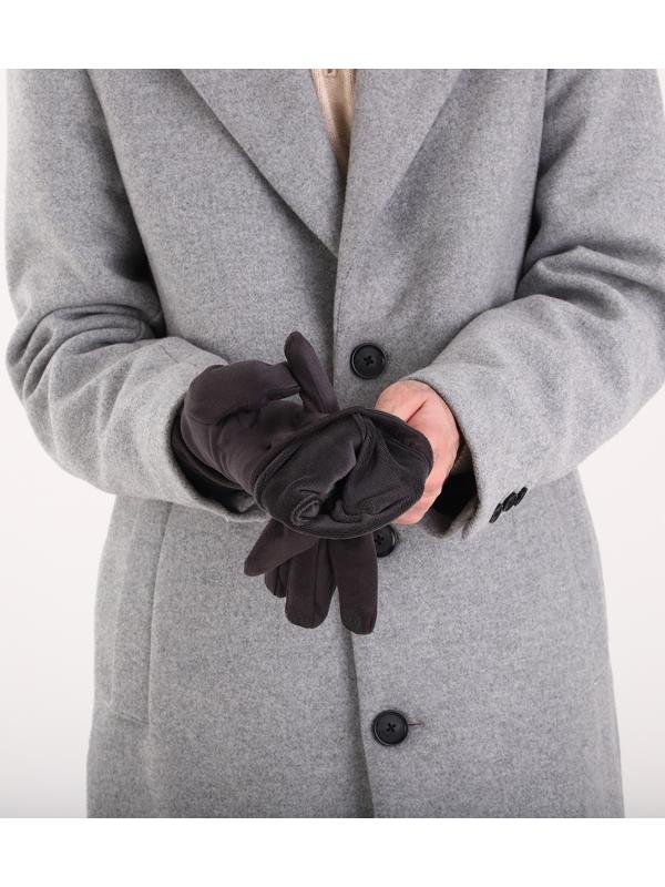 Перчатки мужские, безразмерные, без утеплителя, цвет серый