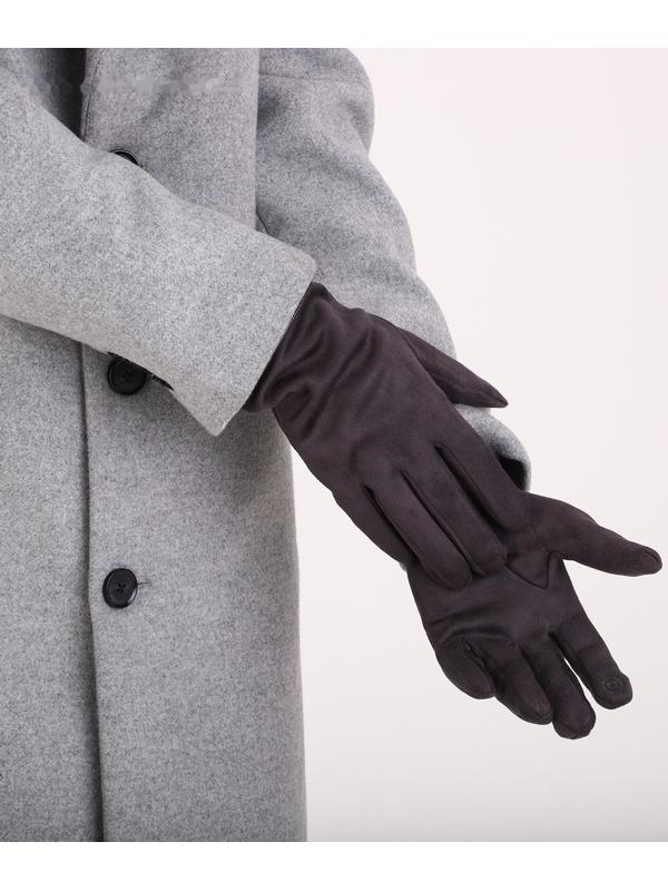 Перчатки мужские, безразмерные, без утеплителя, цвет серый