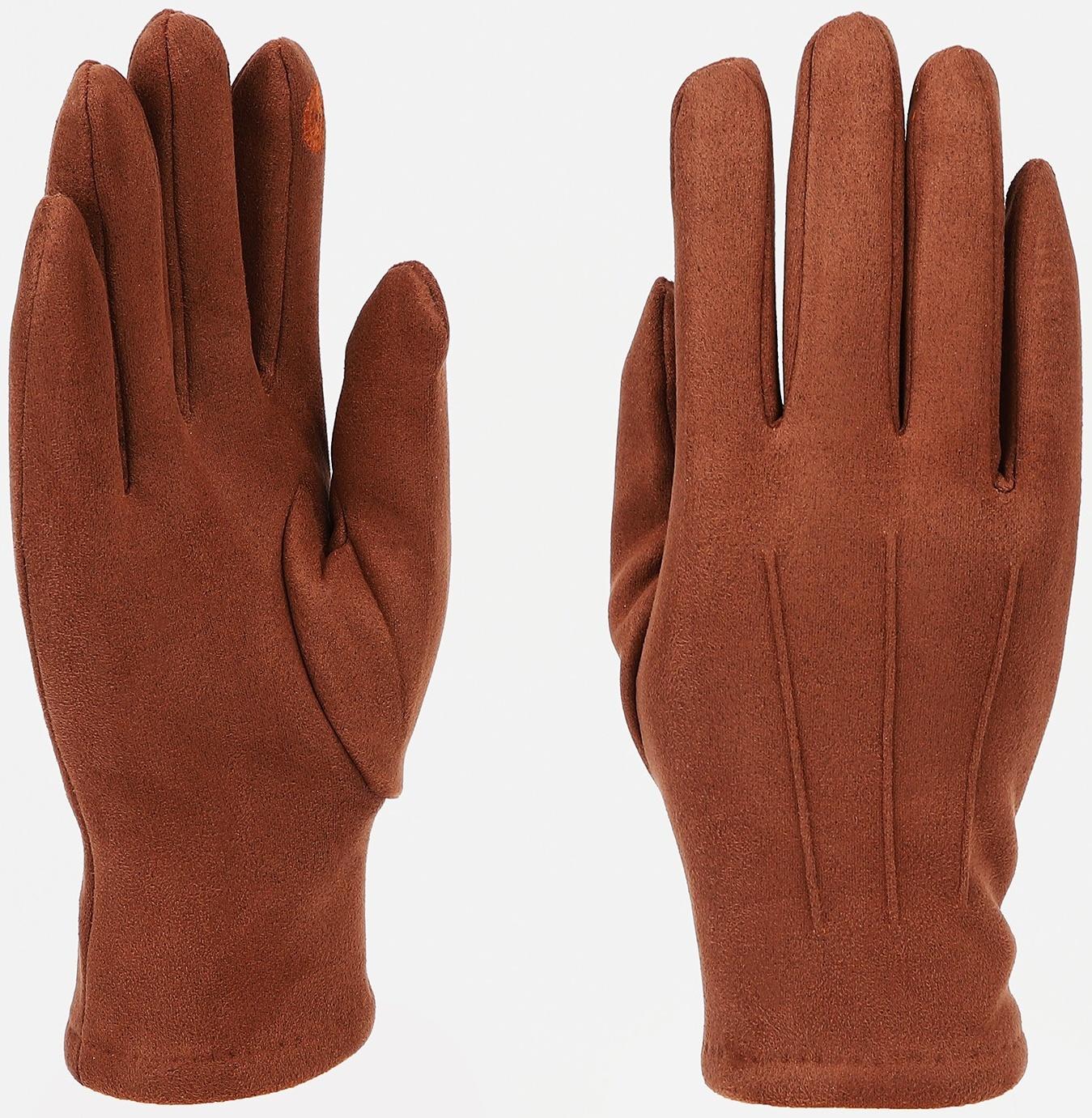 Перчатки мужские, безразмерные, без утеплителя, цвет светло-коричневый