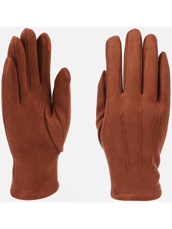 Перчатки мужские, безразмерные, без утеплителя, цвет светло-коричневый