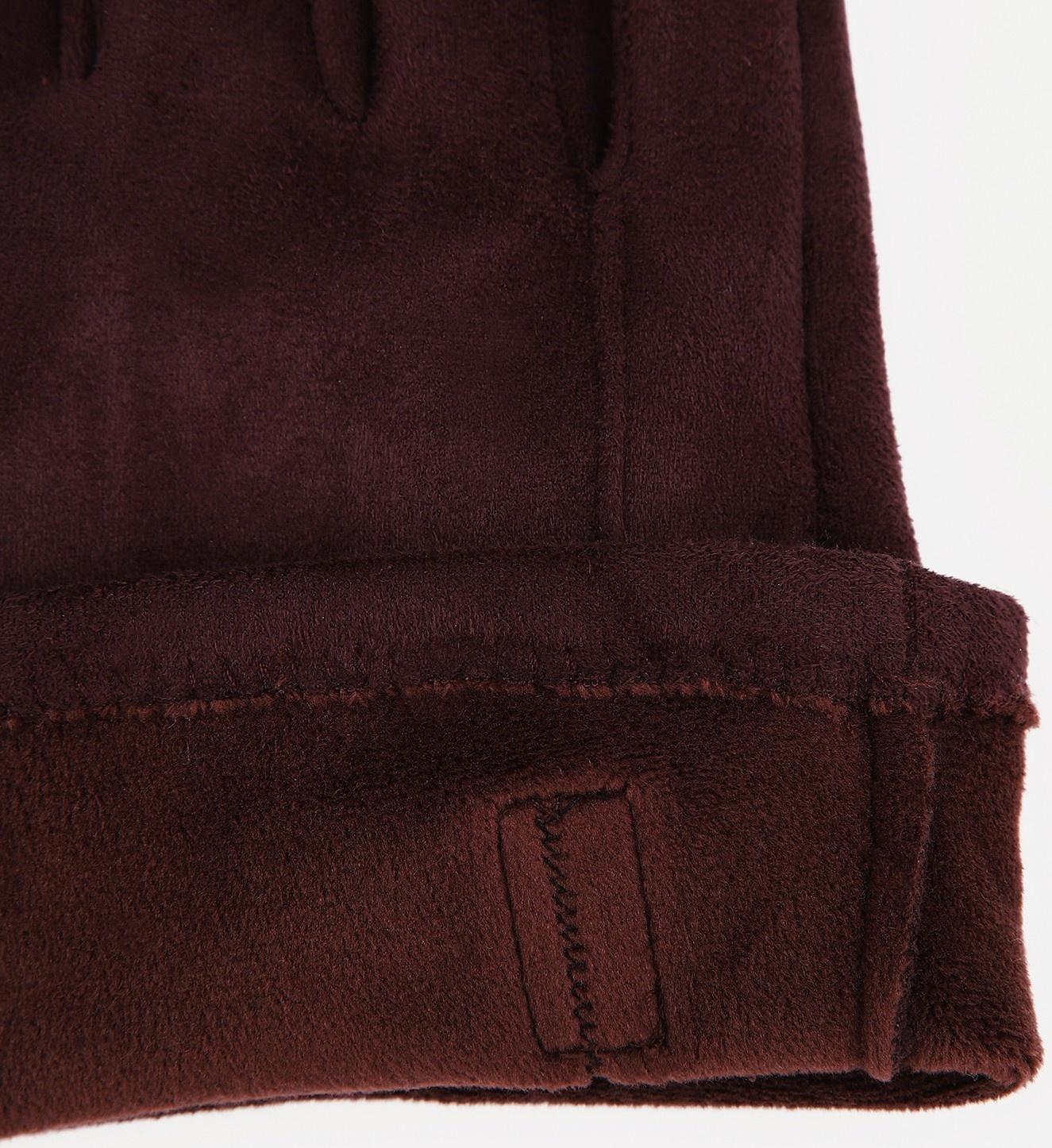 Перчатки мужские, безразмерные, без утеплителя, цвет коричневый