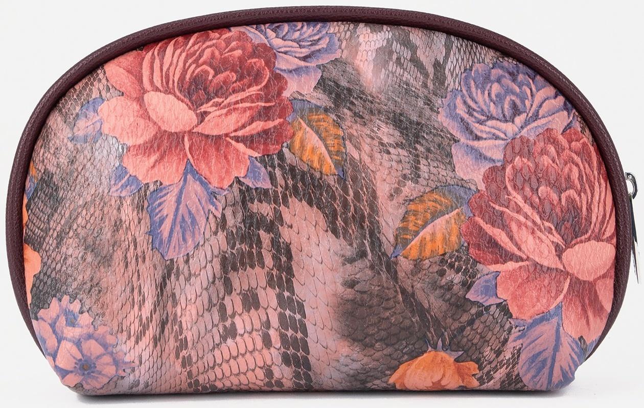 Косметичка на молнии, цвет бордовый