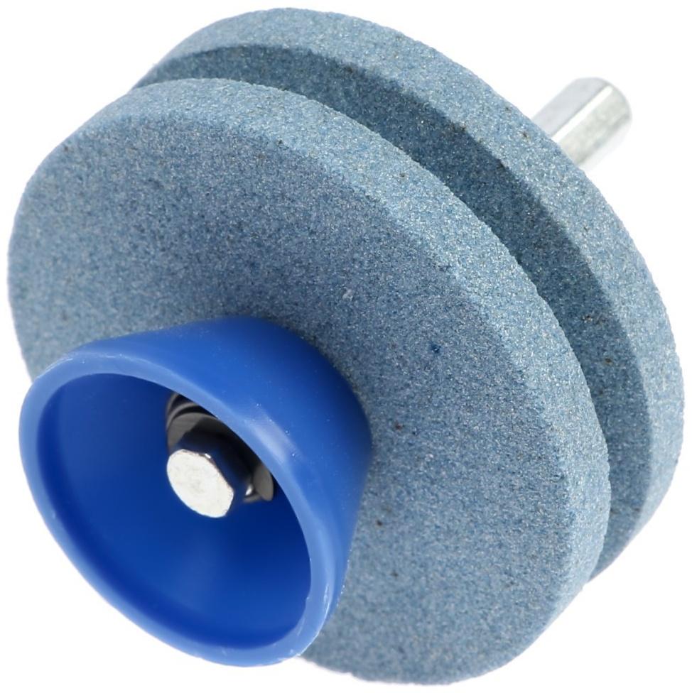 Насадка на шуруповерт ТУНДРА, для заточки ножей и ножниц, шестигранный хвостовик, d=55 мм