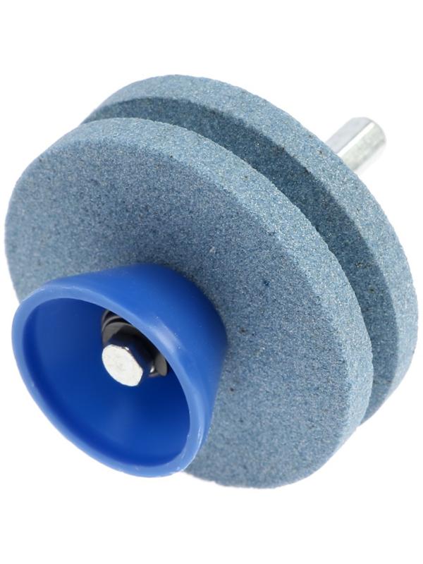 Насадка на шуруповерт ТУНДРА, для заточки ножей и ножниц, шестигранный хвостовик, d=55 мм