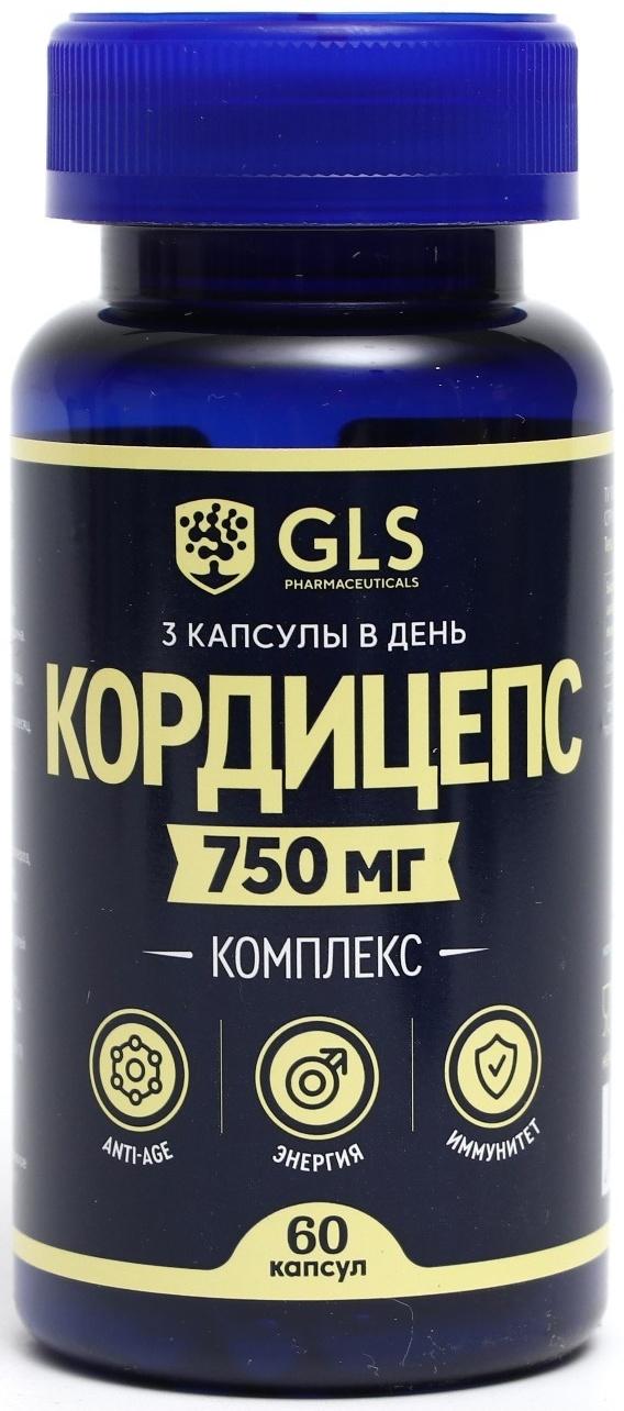 Кордицепс комплекс GLS с лимонником китайским, 60 капсул по 225 мг