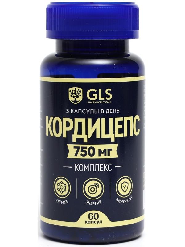 Кордицепс комплекс GLS с лимонником китайским, 60 капсул по 225 мг