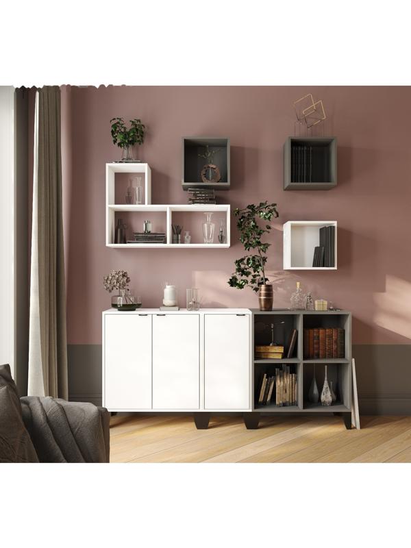 Тумба ГШ-2 Гира, 700х350х825, Белый