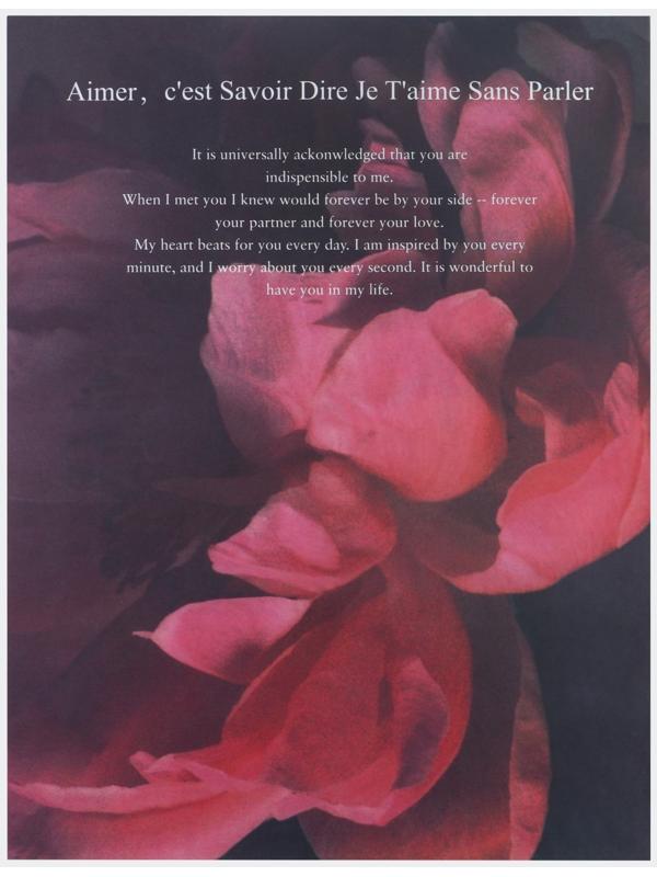 Бумага влагостойкая двухсторонняя, «Пион»,  38 × 50 см