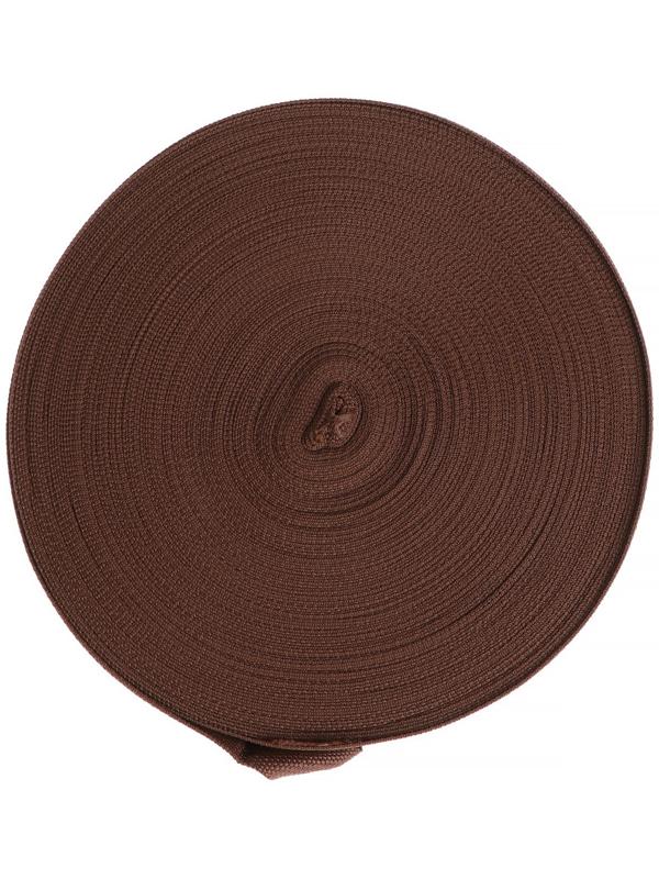 Стропа ременная 30 мм, для окантовки eva ковриков, катушка 50 м, коричневая