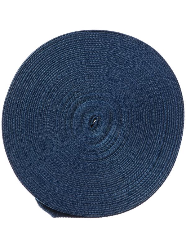 Стропа ременная 30 мм, для окантовки eva ковриков, катушка 50 м, тёмно-синяя