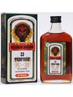 Медовый бальзам алтайский Мужской 23 февраля, 250 мл