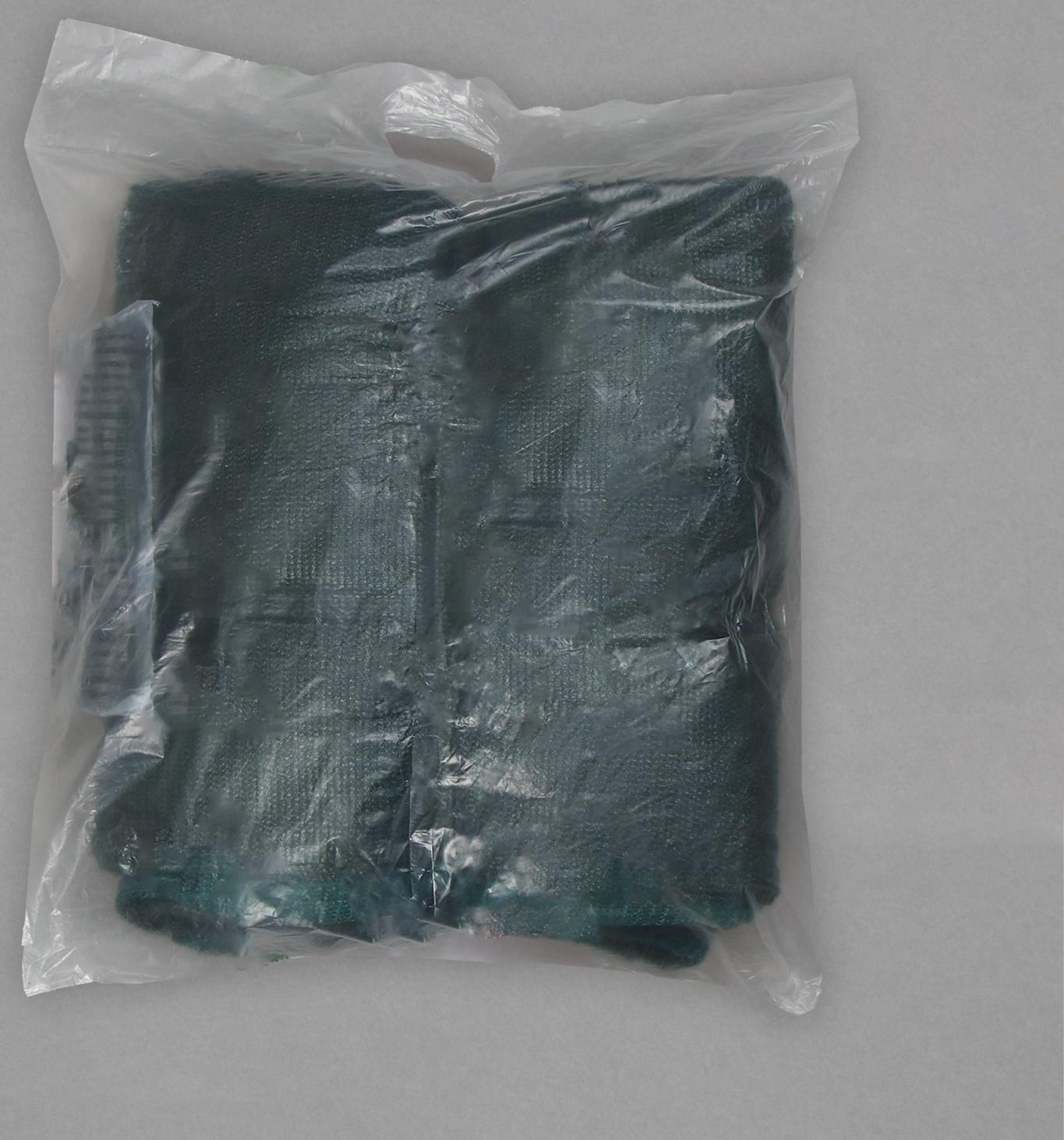 Сетка затеняющая, 10 × 4 м, плотность 80 г/м², зелёная, в наборе 29 клипс