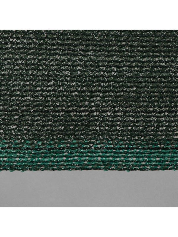 Сетка затеняющая, 10 × 4 м, плотность 80 г/м², зелёная, в наборе 29 клипс