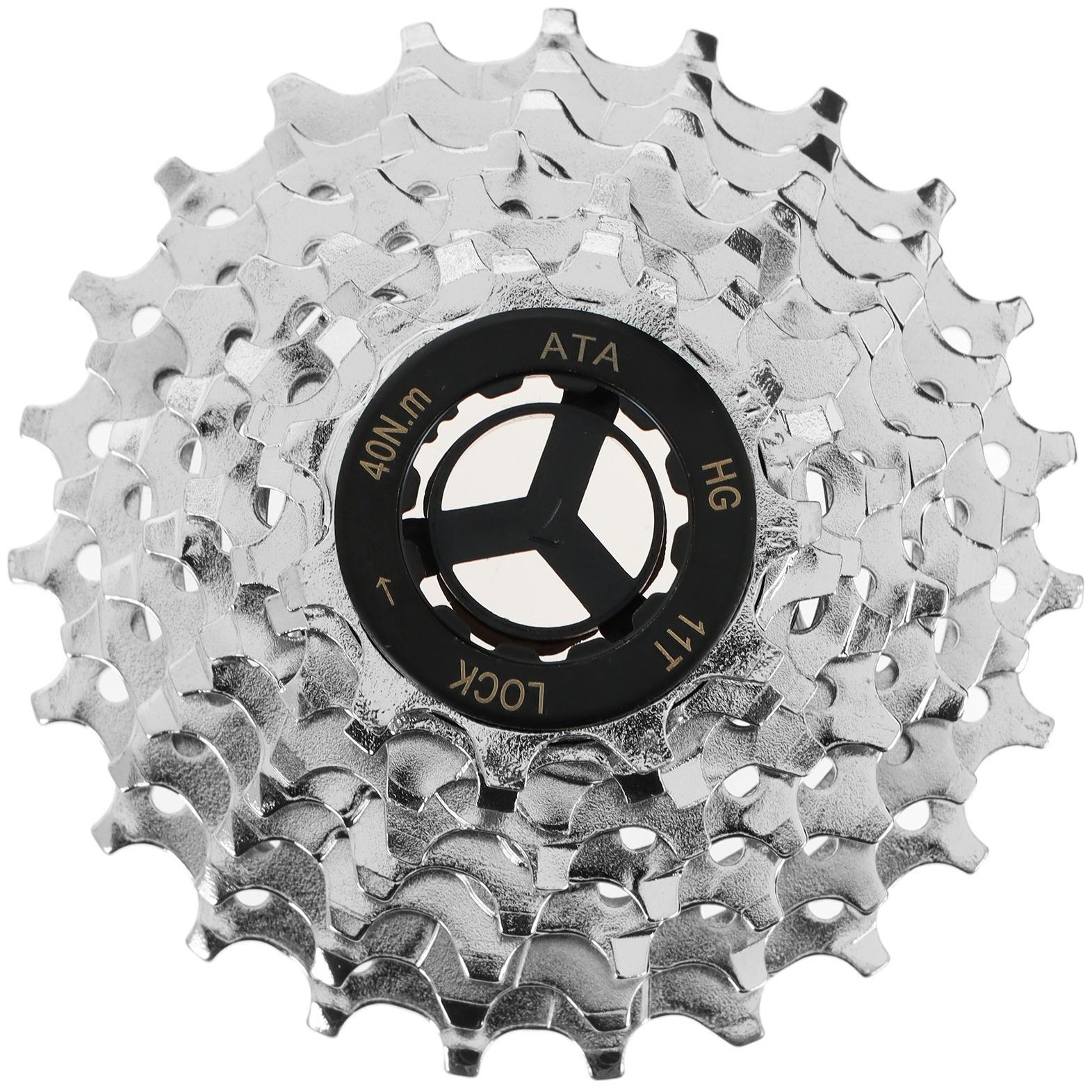 Кассета ATA, 8 скоростей, 11-23T, цвет серебристый