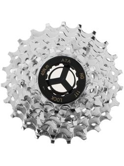 Кассета ATA, 8 скоростей, 11-23T, цвет серебристый