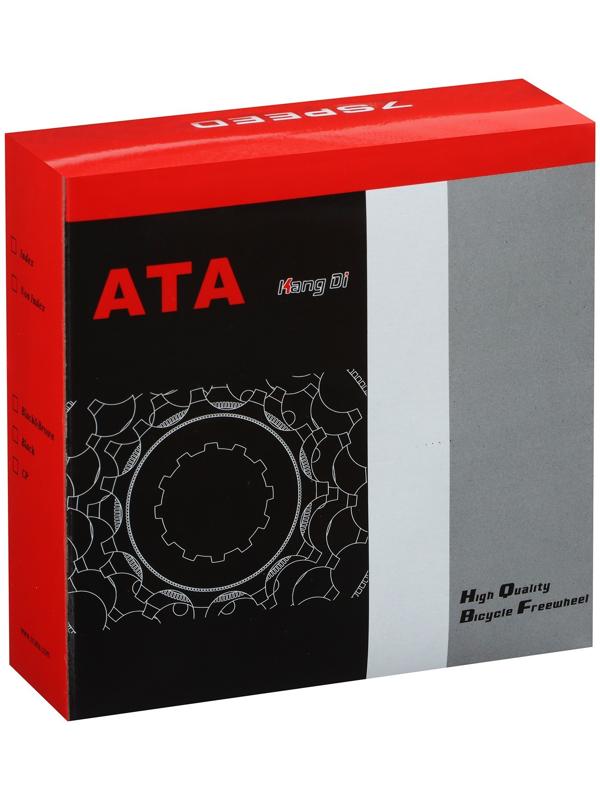 Кассета ATA, 8 скоростей, 11-23T, цвет серебристый