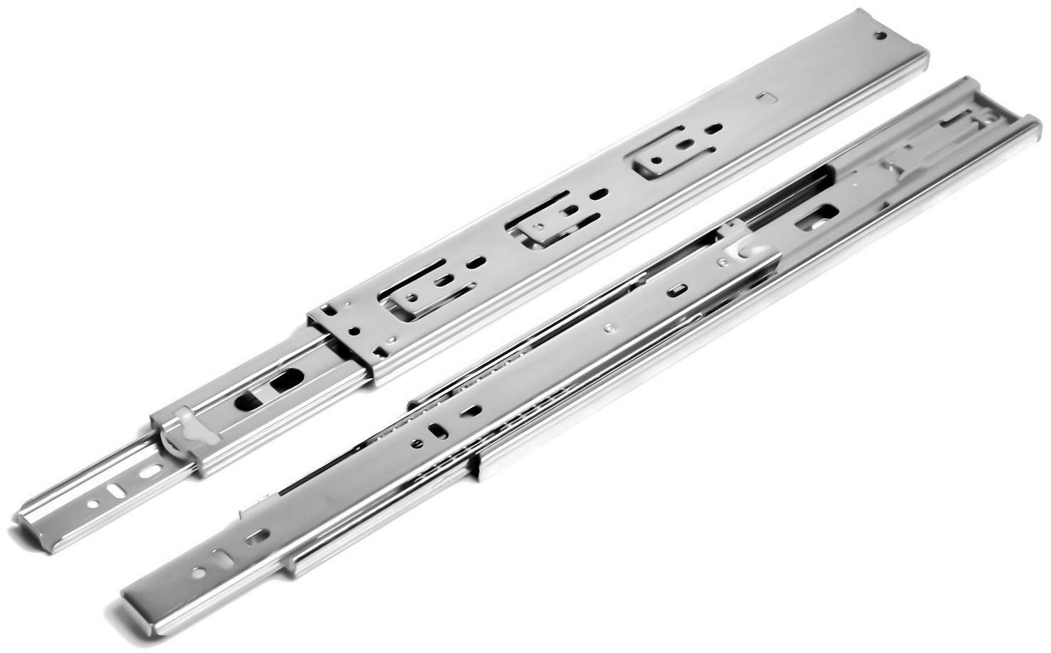 Шариковые направляющие ТУНДРА, с доводчиком 4510, L=300 мм. H=45 мм. 2 шт