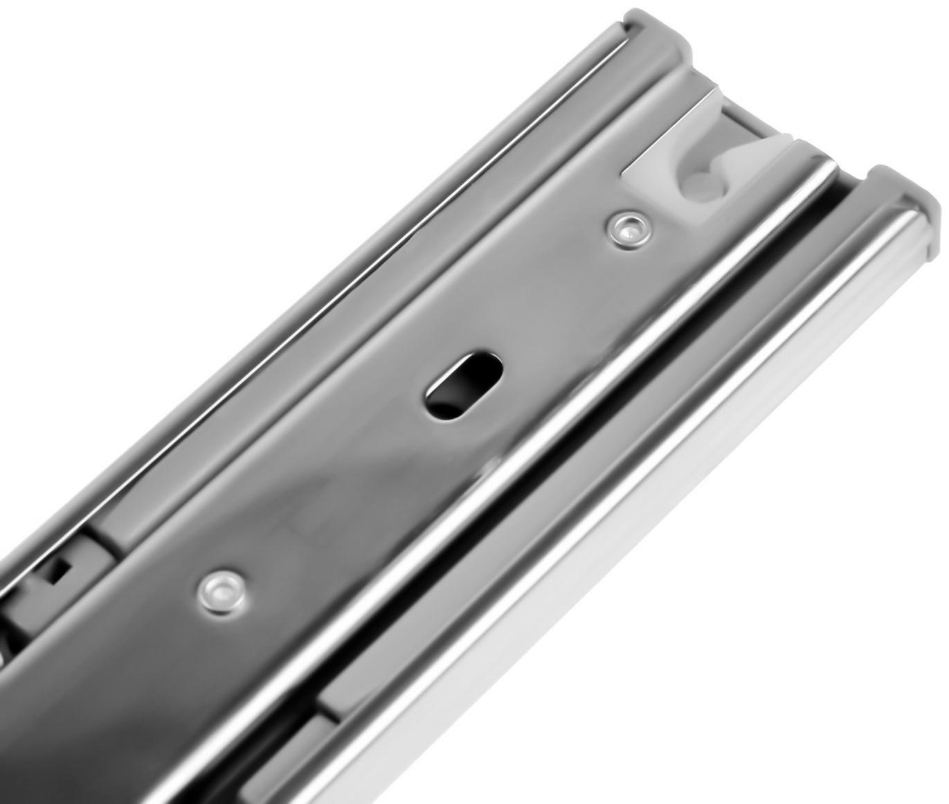 Шариковые направляющие ТУНДРА, с доводчиком 4510, L=300 мм. H=45 мм. 2 шт