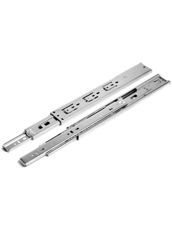 Шариковые направляющие ТУНДРА, с доводчиком 4510, L=300 мм. H=45 мм. 2 шт