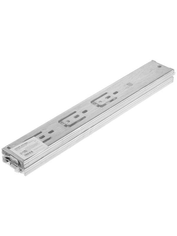 Шариковые направляющие ТУНДРА, с доводчиком 4510, L=300 мм. H=45 мм. 2 шт