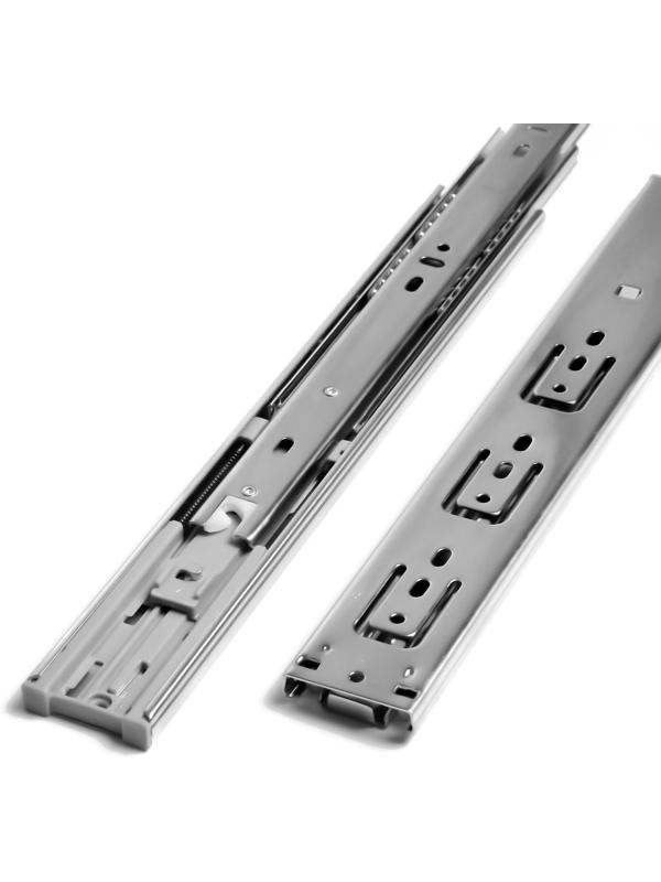 Шариковые направляющие ТУНДРА, с доводчиком 4510, L=300 мм. H=45 мм. 2 шт