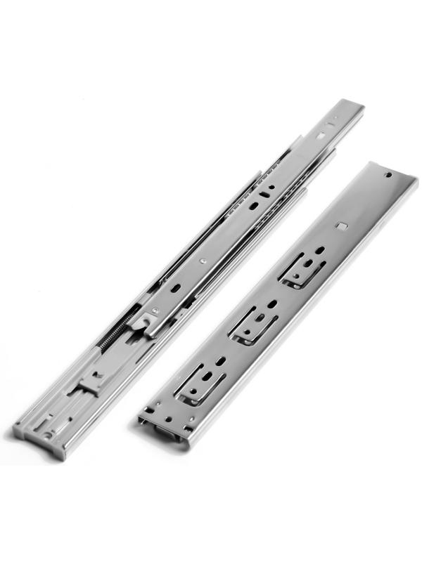 Шариковые направляющие ТУНДРА, с доводчиком 4510, L=300 мм. H=45 мм. 2 шт