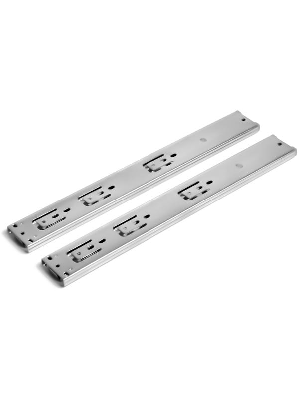 Шариковые направляющие ТУНДРА, с доводчиком 4510, L=350 мм. H=45 мм. 2 шт