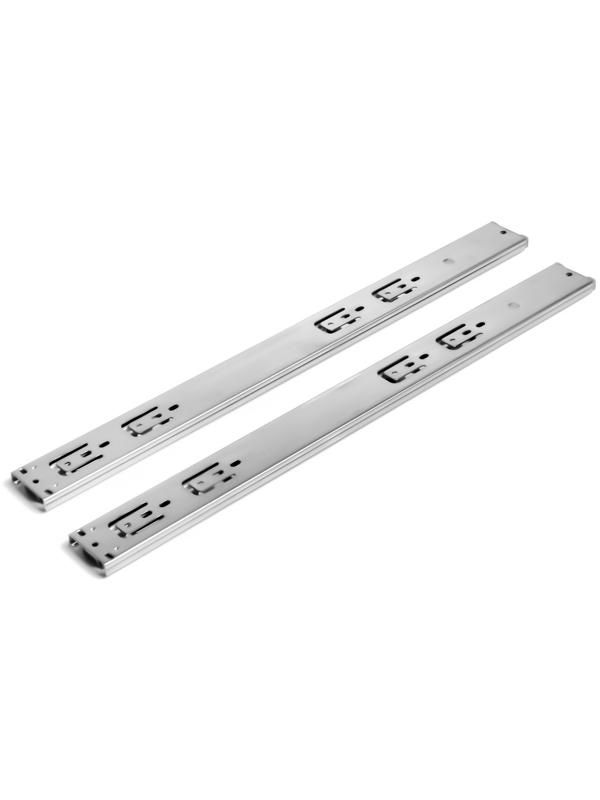 Шариковые направляющие ТУНДРА, с доводчиком 4510, L=500 мм. H=45 мм. 2 шт