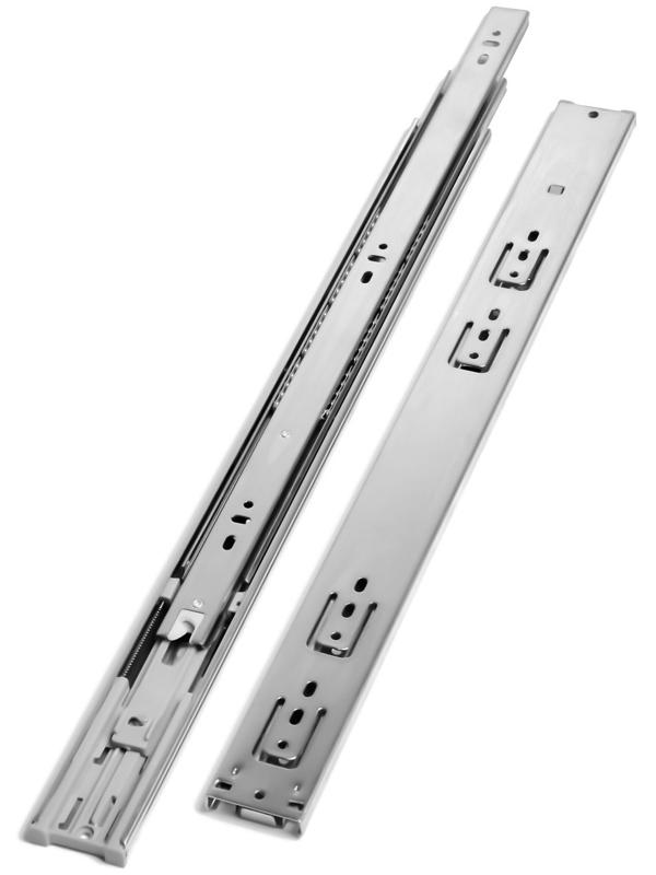 Шариковые направляющие ТУНДРА, с доводчиком 4510, L=500 мм. H=45 мм. 2 шт