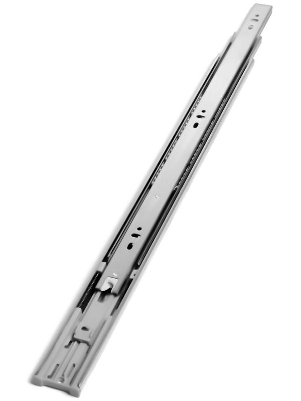 Шариковые направляющие ТУНДРА, с доводчиком 4510, L=500 мм. H=45 мм. 2 шт