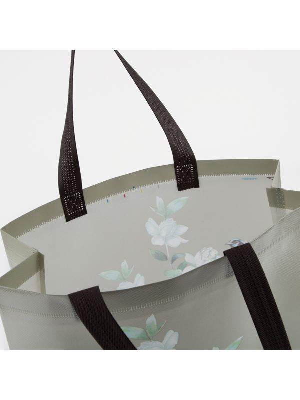 Сумка хозяйственная без молнии, 8 л, цвет зелёный