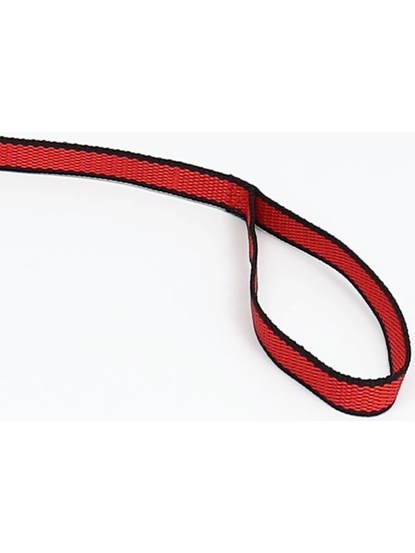 Поводок 3 м х 1,5 см, красно-чёрный