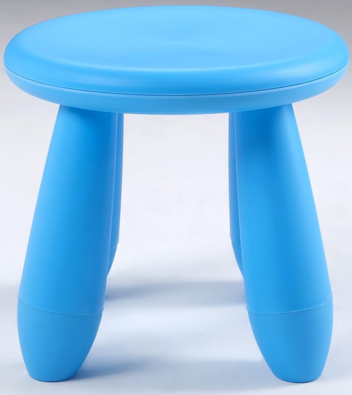 Табурет детский пластиковый, LXS-302, Голубой