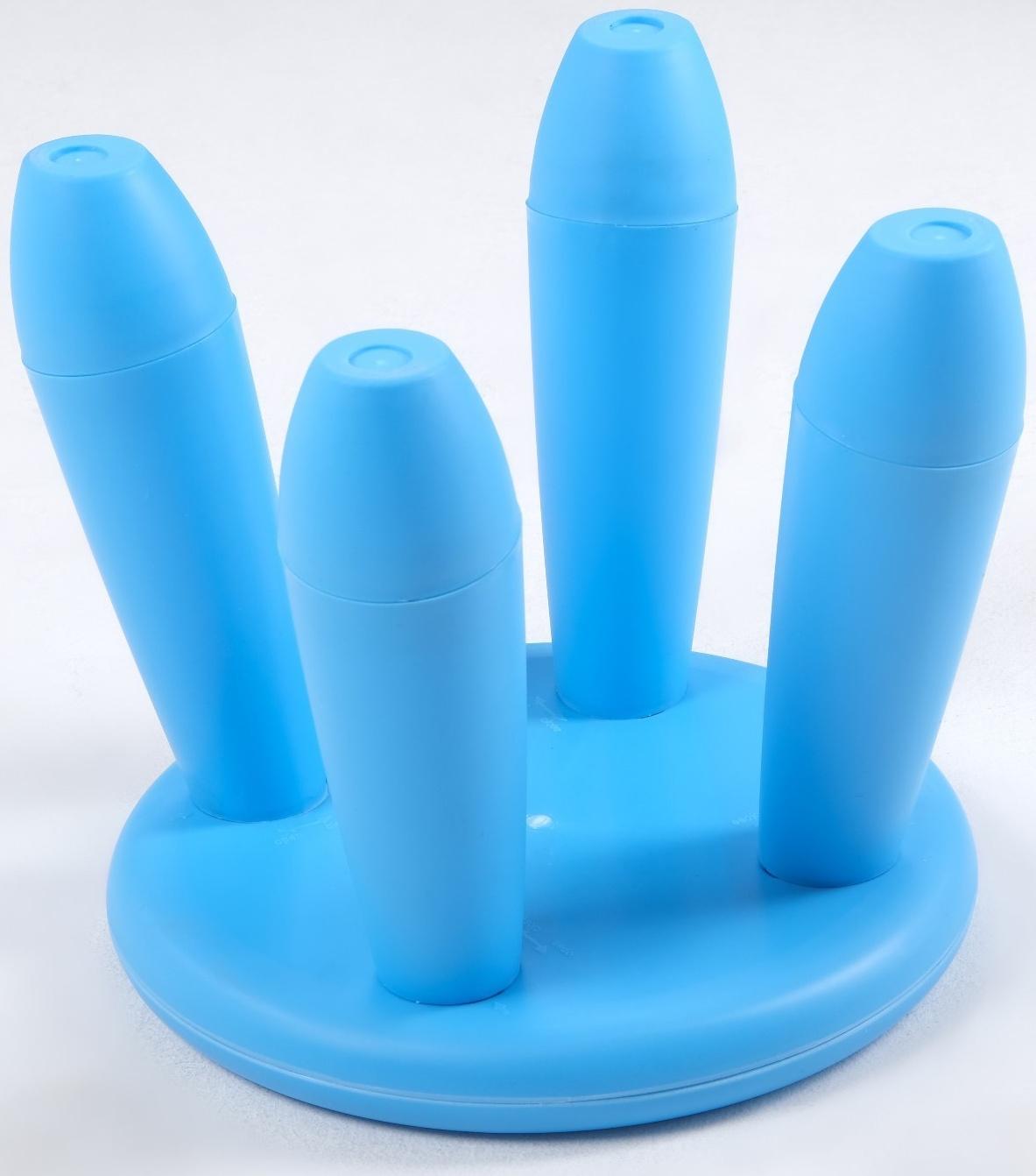 Табурет детский пластиковый, LXS-302, Голубой