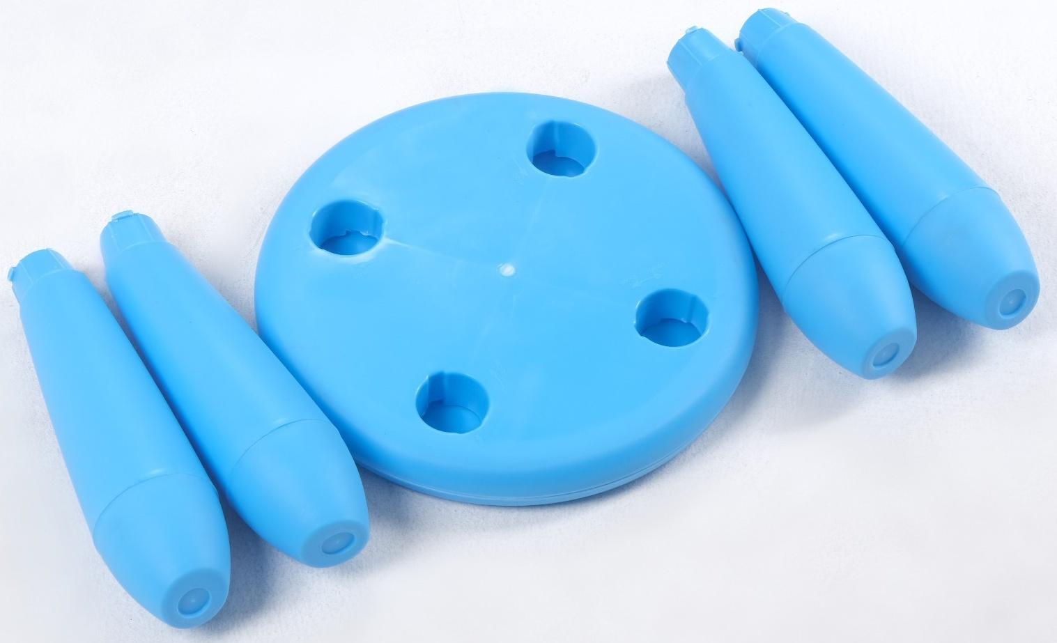 Табурет детский пластиковый, LXS-302, Голубой