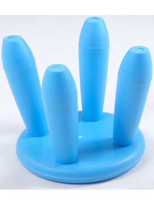 Табурет детский пластиковый, LXS-302, Голубой