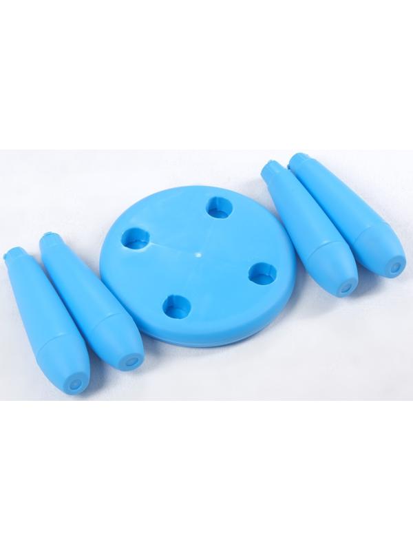 Табурет детский пластиковый, LXS-302, Голубой