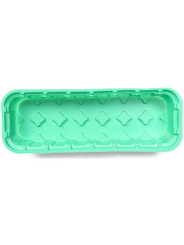 Мини-парник для рассады, 35 × 13 × 11 см, вставки (14 шт.) под таблетки для рассады d = 4 см