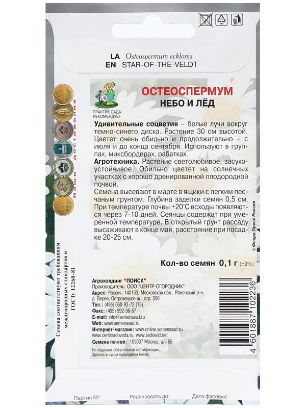 Семена цветов Остеоспермум 