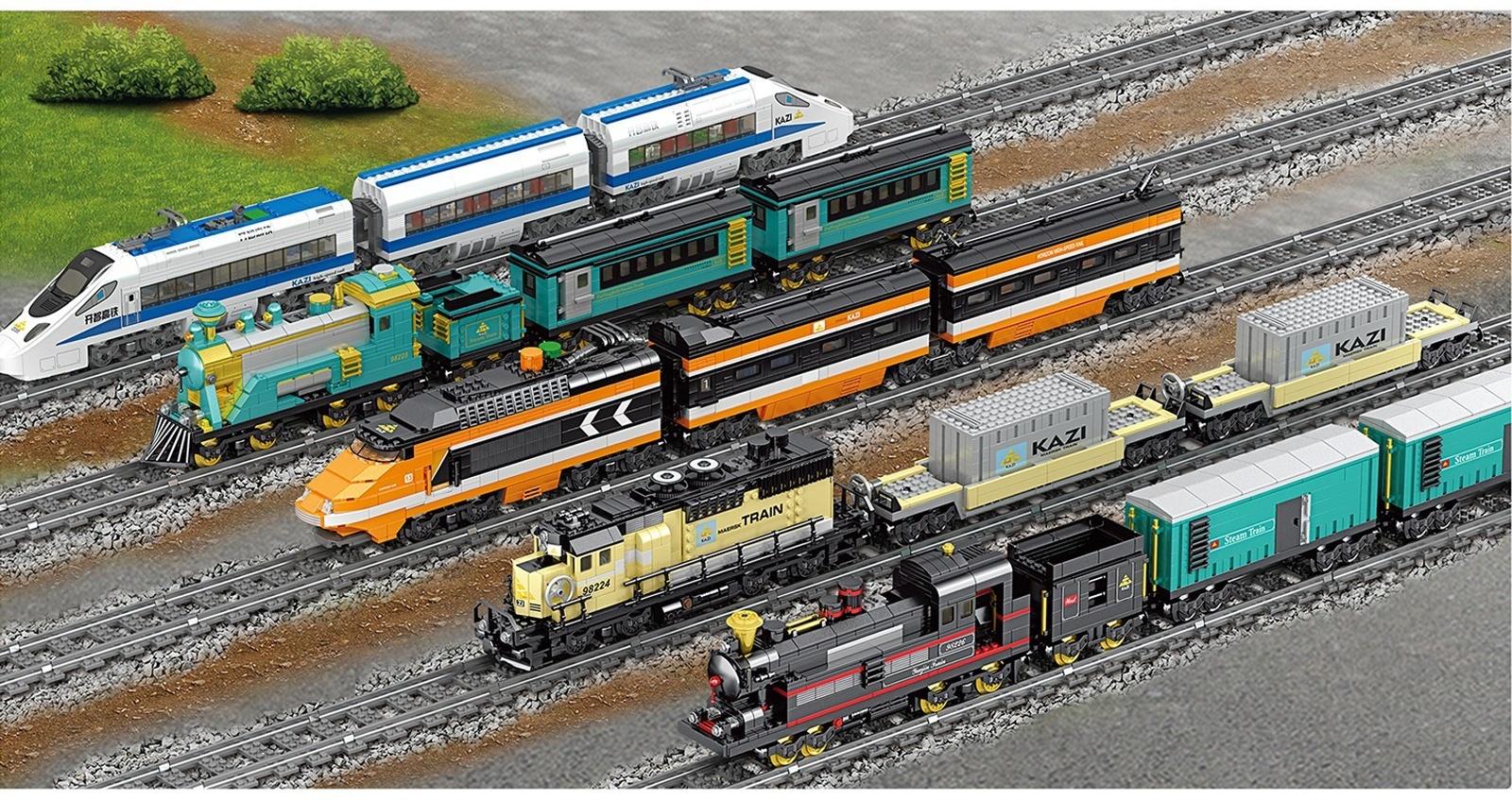 Конструктор ЖД «Рельсы», 24 элемента