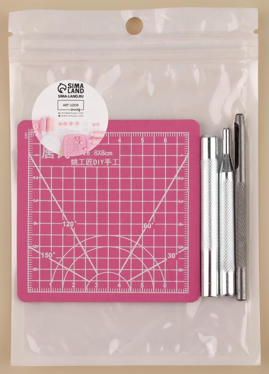 Набор инструментов для ручной установки S-образных кнопок №633, d = 12 мм