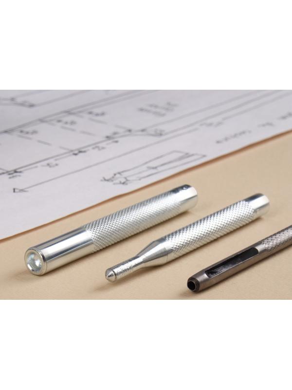 Набор инструментов для ручной установки S-образных кнопок №633, d = 12 мм